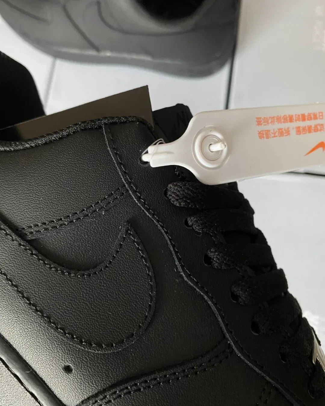 Men’s Black Air-Style Casual Sneakers