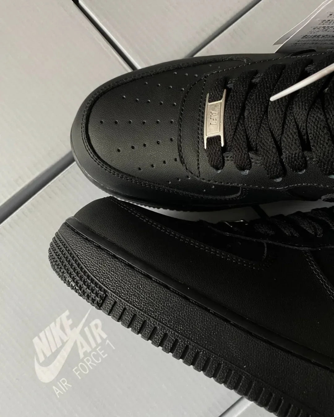 Men’s Black Air-Style Casual Sneakers